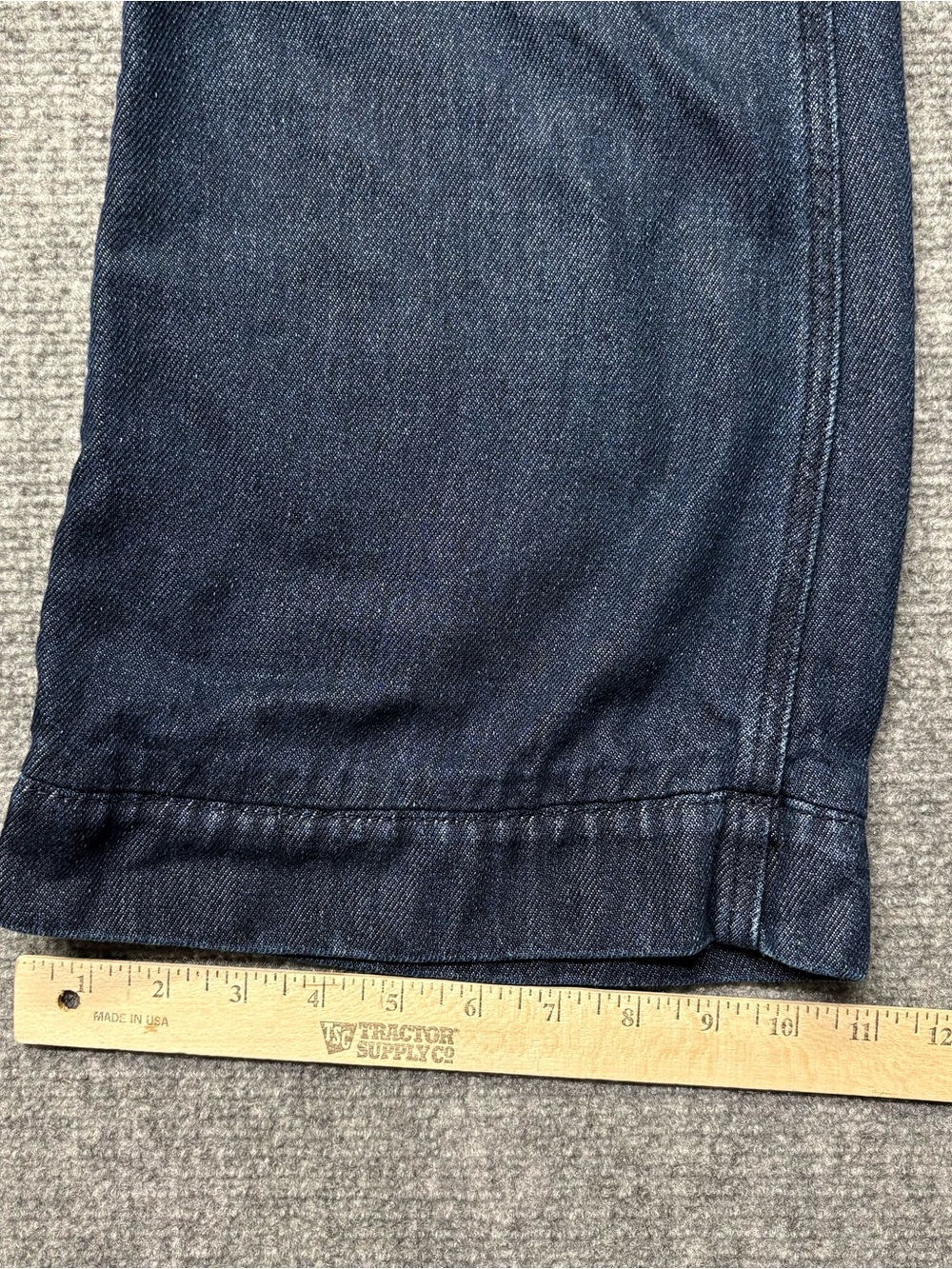 7 For All Mankind Jeans Womens 25 Blue Modern Dojo Tailorless Stormy Wide Leg - Picture 11 of 15